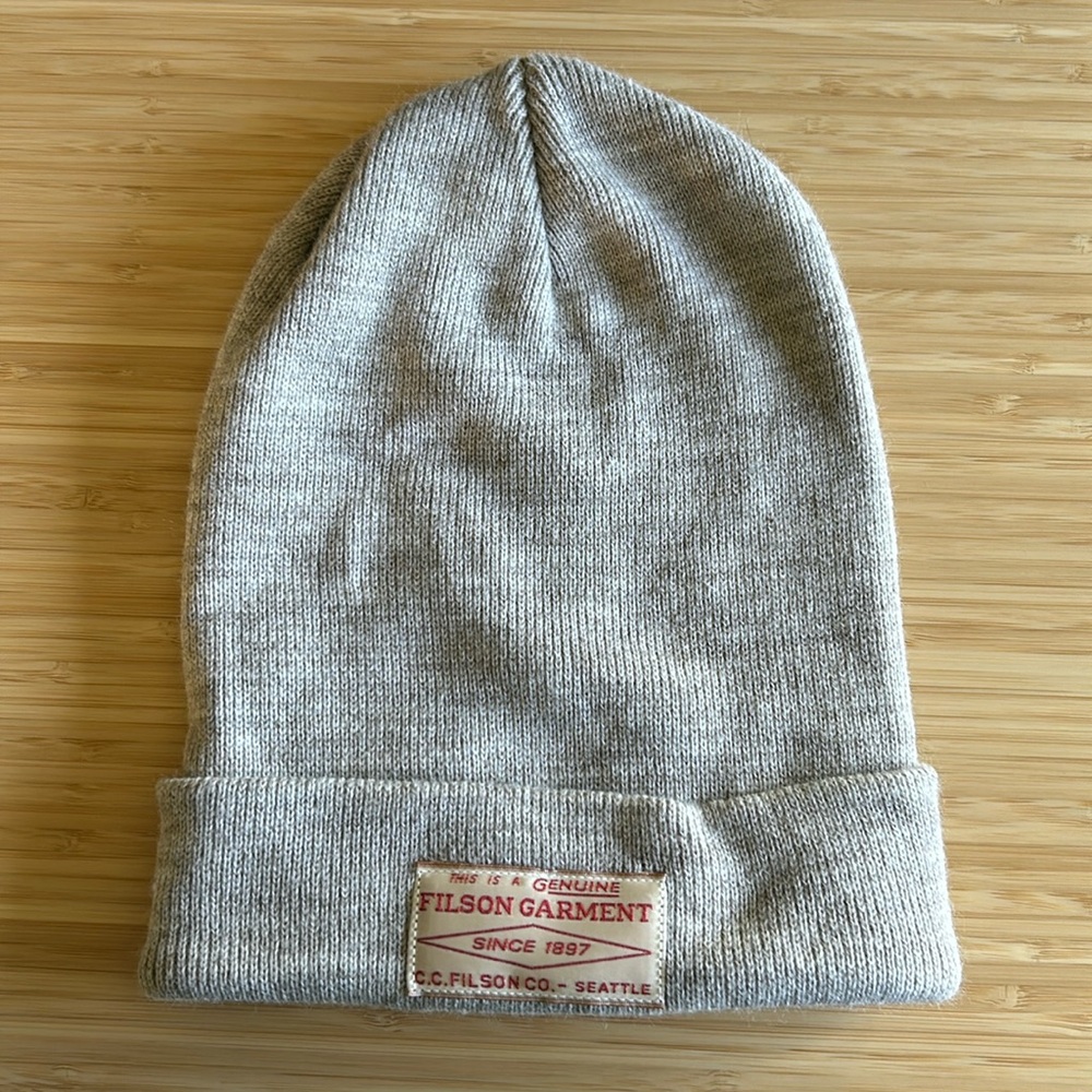 Filson Co Seattle Grey Beanie